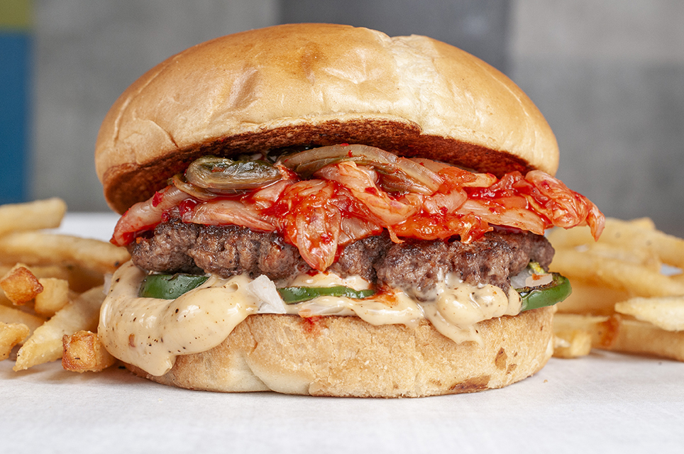 kimchi burger