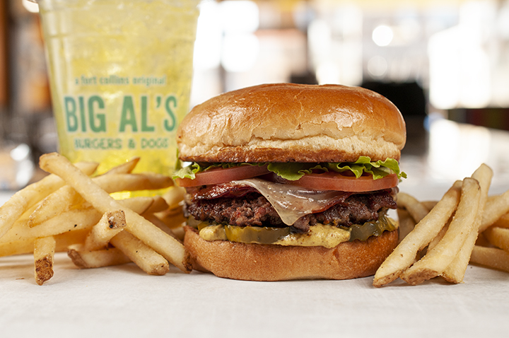 cuban burger at big al's burgers and dogs in old town fort collins, co